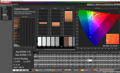 ColorChecker before calibration