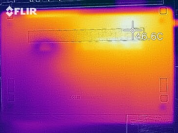 Thermal image under load - bottom side