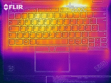 Thermal image under load - top