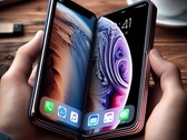 A folding iPhone (perhaps similar to this AI-generated render) could be launching next year, according to JPMorgan. (Image source: AI-generated)