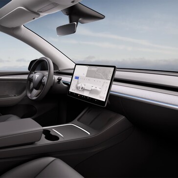 Model Y color ambient lighting retrofit