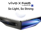 The Vivo X Fold5 foldable smartphone is now available for purchase in India (Image source: Vivo)