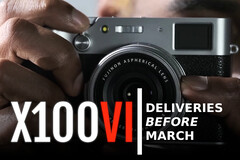 It looks as if Fujifilm will bring the X100VI out of pre-order in record time. (Image source: Fujifilm - edited)