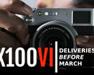 It looks as if Fujifilm will bring the X100VI out of pre-order in record time. (Image source: Fujifilm - edited)