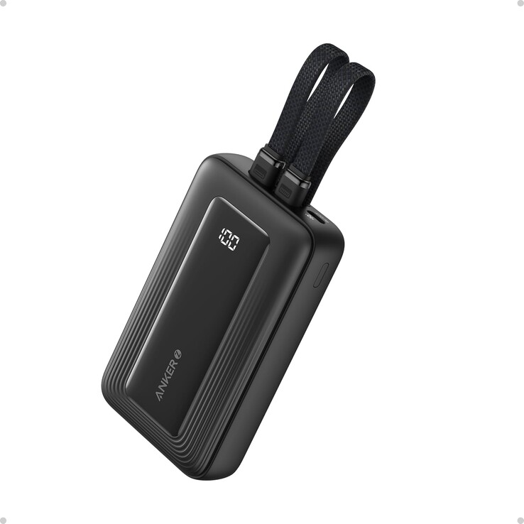The Anker Zolo Power Bank (10,000mAh, 30W, Built-in USB-C and Lightning Cable). (Image source: Anker)