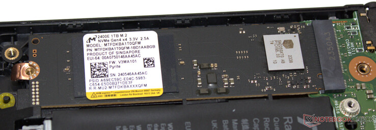 A PCIe 4 SSD serves as the system drive.