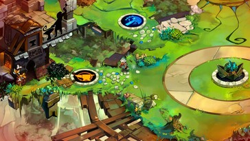 Pictured: A gameplay screenshot from Bastion.