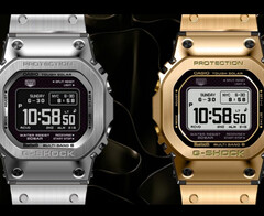 From left to right (pictured), we have the Casio GMW-BZ5000D-1 and the GMW-BZ5000GD-9. (Image source: Great G-Shock World)