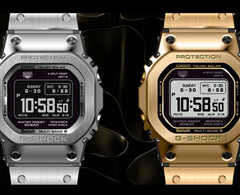 From left to right (pictured), we have the Casio GMW-BZ5000D-1 and the GMW-BZ5000GD-9. (Image source: Great G-Shock World)