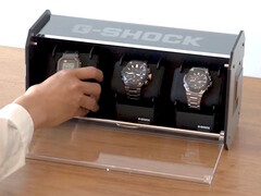 Casio launches a G-Shock watch display case and watch stands for the horological collector. (Image source: Casio)
