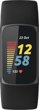 Fitbit Charge 5 - black. (Image source: @evleaks)