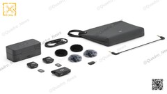 The DJI Mic Mini bundle as shared in the leak. (Image source: @Quadro_News via X/Twitter)