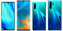 According to Roland Quandt, this is what the Huawei P30 and P30 Pro look like. (Source: WinFuture)