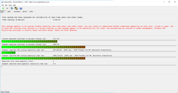 Latency Mon Main Page