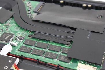 Soldered RAM modules adjacent to the processor