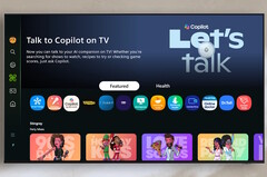 Owners of select Samsung TVs and monitors can now converse with the Microsoft Copilot AI chatbot about entertainment and general topics. (Image source: Microsoft)