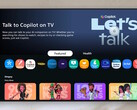 Owners of select Samsung TVs and monitors can now converse with the Microsoft Copilot AI chatbot about entertainment and general topics. (Image source: Microsoft)
