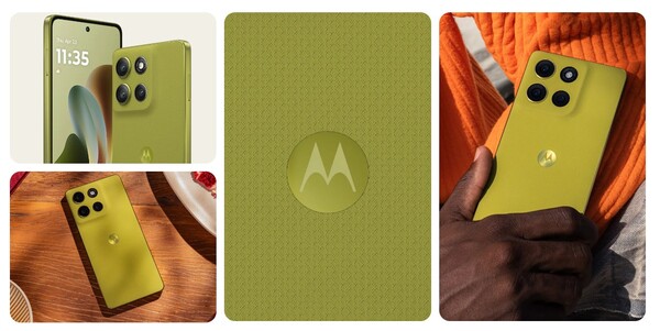 Motorola Moto G86 Power in Pantone Cypress. (Image source: Motorola)