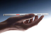 The next-gen gaming phone is set to launch in China on October 2026. Pictured: A teaser highlighting the light build of the device.