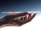 The next-gen gaming phone is set to launch in China on October 2026. Pictured: A teaser highlighting the light build of the device.