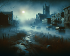 Liminal Point is a survival horror game that relies on an isometric camera perspective. (Image source: DallE 3)