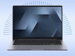 The Galaxy Book 6 starts at $799. Pictured: a front view of the laptop.