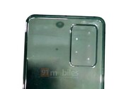An alleged Galaxy A52 rear panel. (Source: 91Mobiles)