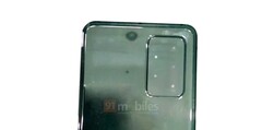 An alleged Galaxy A52 rear panel. (Source: 91Mobiles)