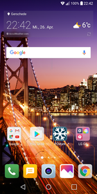 LG G6: Home screen
