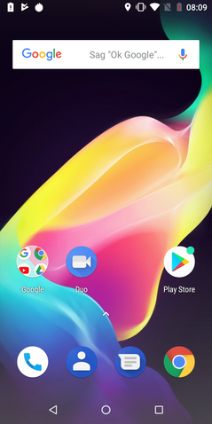 CUBOT R11: Default home screen