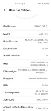 Software Huawei P40