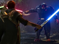 An image from the game Star Wars Jedi: Fallen Order showing Cal Kestis and an enemy. (Image source: Steam)