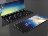 The Galaxy X looks quite similar to Microsoft's Surface Phone designs. (Source: AndroidLeo)