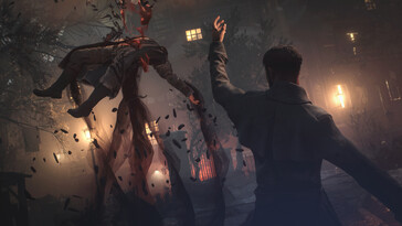 Much of the gameplay revolves around dialogue and decision-making. As a vampire, players can also hypnotize people and manipulate them to their advantage. (Pictured: A screenshot from Vampyr.)