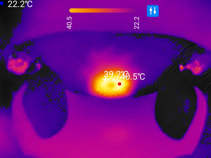 Max temp is approx 40 C (104 F)