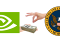NVIDIA has settled a case with the SEC for US$5.5 million. (Image via NVIDIA and U.S. SEC w/ edits)