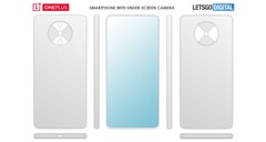 The &quot;OnePlus hidden camera phone patent&quot; image. (Source: LetsGoDigital)