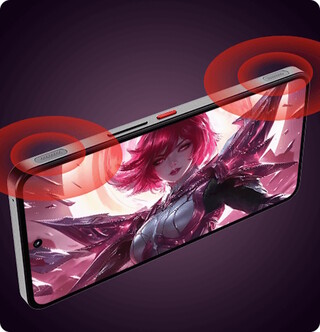 Trigger buttons can be used for gaming (Image source: ZTE)