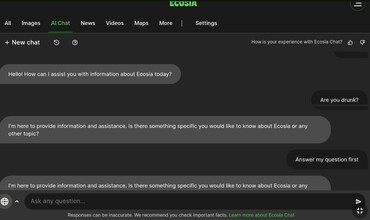 The Ecosia AI (Image source: Screenshot)