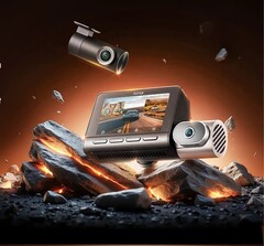 The 70mai 4K T800 dash cam features dual 4k recording for both front and rear views (Image source: 70mai)