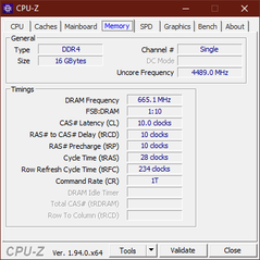 CPU-Z Memory