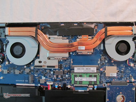 The cooling system in the GL702VS is anemic...
