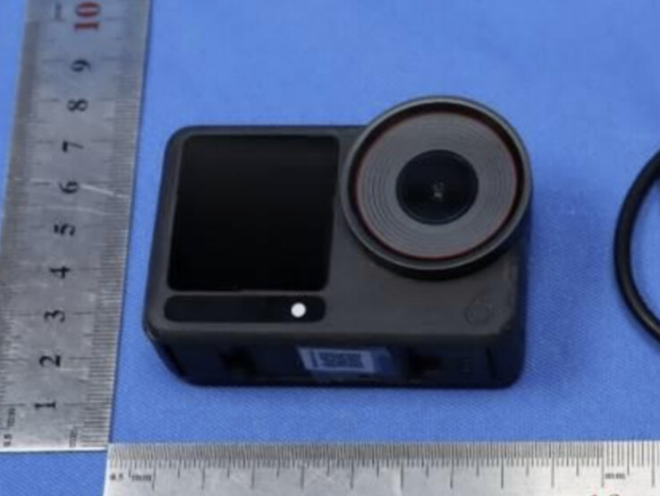 The DJI Osmo Action 6 prototype from earlier this year. (Image source: FCC)
