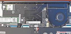 The internal heatsink/fan assembly