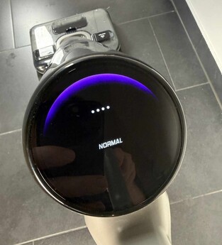 Display with mode & 4-dot battery indicator