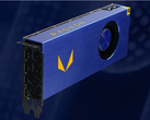 A gold logo is found on AMD's Radeon Vega Frontier Edition card. (Image source: AMD)