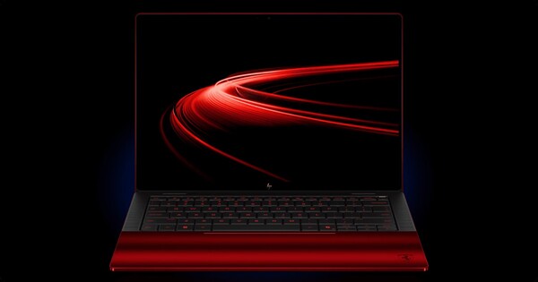 The HP Limited Edition Scuderia Ferrari Notebook has a Tandem OLED+ display.