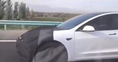 Tesla Model 3 Highland Project prototype. (Image source: via @DriveTeslaca)