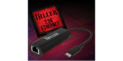 Killer's new Ethernet dongle. (Source: Rivet Networks)