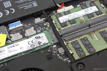 2x SODIMM slots support up to 64 GB max